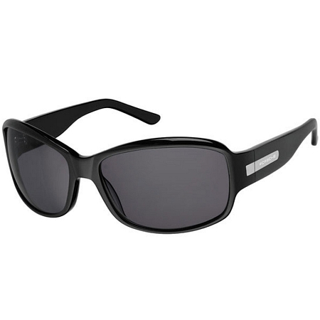 Porsche Ladies Black Sunglasses with Grey Anti Reflective Lens
